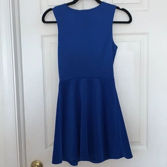L8ter Blue Flared Dress - Picture 2 of 4